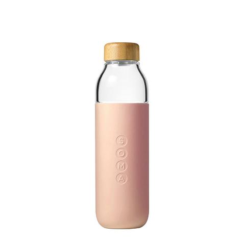 Glass Water Bottle / Blush