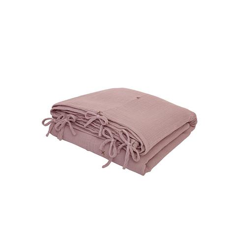 Double Saloo Duvet Cover in Dusty Pink / Single